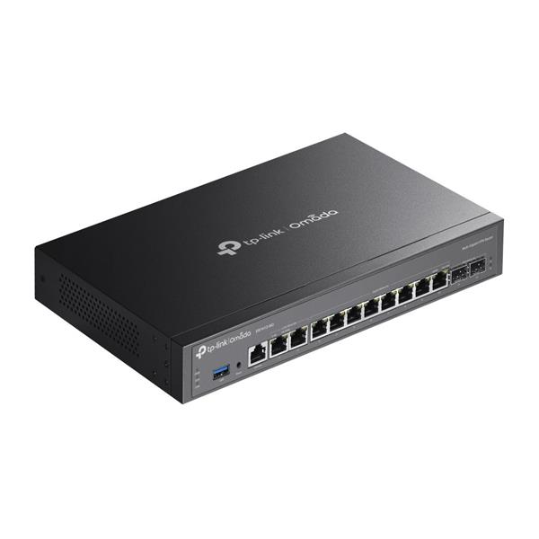 TP-LINK "Omada Multi-Gigabit VPN RouterPORT: 2× 2.5G WAN/LAN RJ45 Port, 2× Gigabit SFP WAN/LAN Port, 8× Gigabit WAN/LAN 