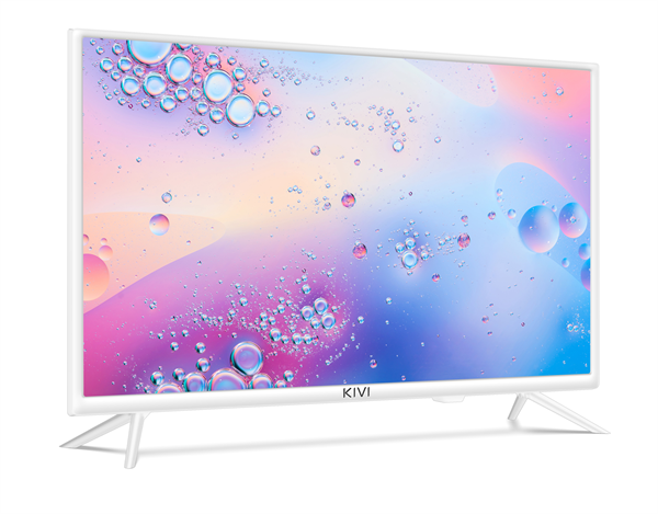 KIVI TV 24H760QW, 24" (61cm), HD LED TV, AndroidTV 11, White, 1366x768, 60 Hz,2x8W, 33 kWh/1000h ,HDMI ports 2 