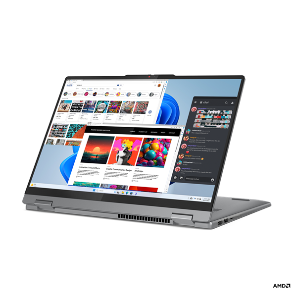 Lenovo IP 5 2in1 16AHP9, Ryzen 5 8645HS, 16.0˝ 2048x1280/Touch, UMA, 16GB, SSD 1TB, W11H, šedý, 2y CI 