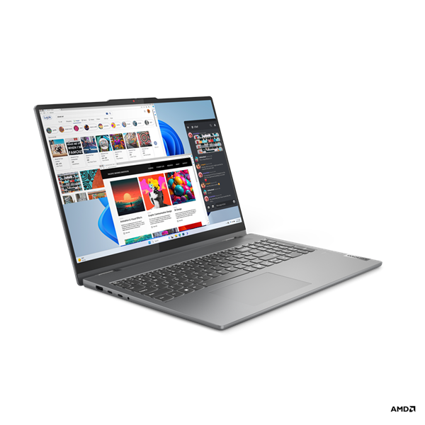 Lenovo IP 5 2in1 16AHP9, Ryzen 5 8645HS, 16.0˝ 2048x1280/Touch, UMA, 16GB, SSD 1TB, W11H, šedý, 2y CI 