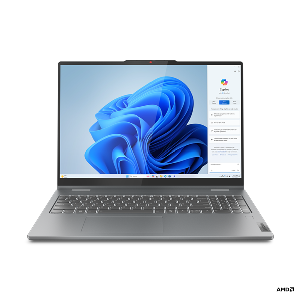 Lenovo IP 5 2in1 16AHP9, Ryzen 5 8645HS, 16.0˝ 2048x1280/Touch, UMA, 16GB, SSD 1TB, W11H, šedý, 2y CI 