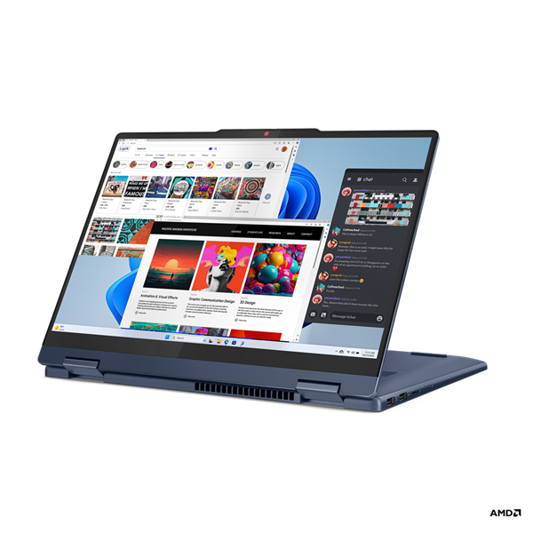 Lenovo IP 5 2in1 14APH9, Ryzen 5 8645HS, 14.0˝ 1920x1200 WUXGA/Touch, UMA, 16GB, SSD 1TB, W11H, modrý, 2y CI 