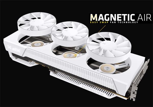 XFX Radeon RX-7800XT Speedster Quicksilver MAG white 16GB 256bit GDDR6, 3xDP, HDMI, biela 