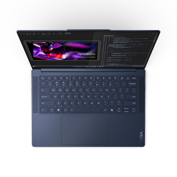 Lenovo IP Yoga Slim 7 14Q8X9, Snapdragon X1E 78 100, 14.5˝ 2944x1840 3K Touch, UMA, 32GB, SSD 1TB, W11Pro, modrý, 3yPS, AI 