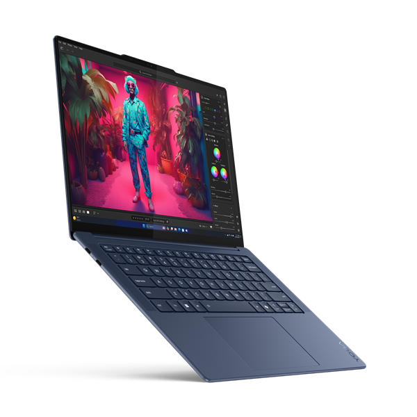 Lenovo IP Yoga Slim 7 14Q8X9, Snapdragon X1E 78 100, 14.5˝ 2944x1840 3K Touch, UMA, 32GB, SSD 1TB, W11Pro, modrý, 3yPS, AI 