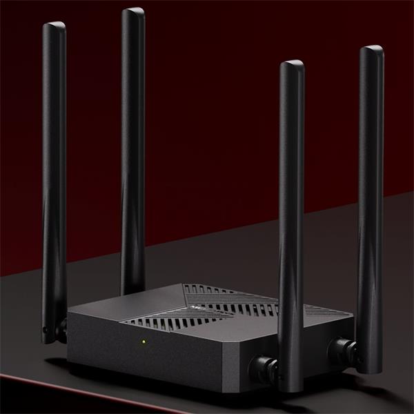 "AX1500 Dual-Band Wi-Fi 6 Router SPEED: 300 Mbps at 2.4 GHz + 1201 Mbps at 5 GHz SPEC: 4× Fixed External Antennas, 2× Gi 