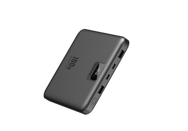 Canyon PB-2008, Powerbank, Li-Pol, 20.000 mAh, aj pre NB, dig. displej, vstup USB-C , výstup: 2x USB-C a 2x USB-A  