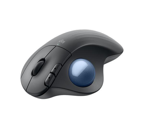 Logitech® ERGO M575S Wireless Trackball - GRAPHITE+BLUE BALL 