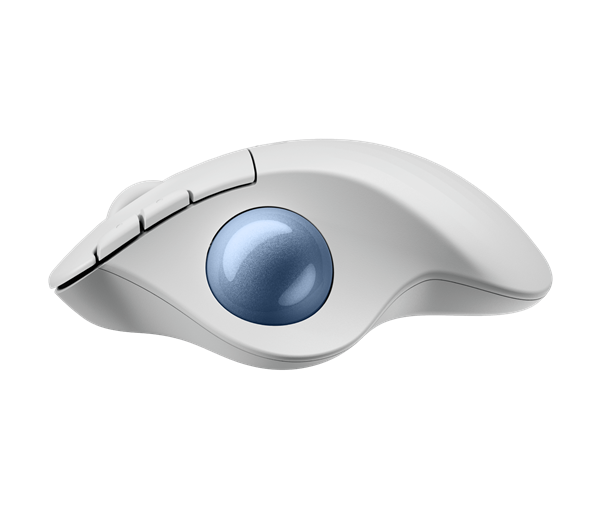 Logitech® ERGO M575S Wireless Trackball - OFFWHITE+BLUE BALL 