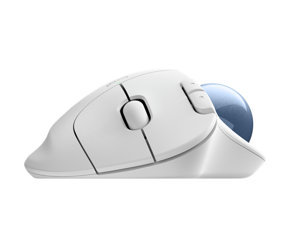 Logitech® ERGO M575S Wireless Trackball - OFFWHITE+BLUE BALL 