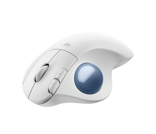 Logitech® ERGO M575S Wireless Trackball - OFFWHITE+BLUE BALL 