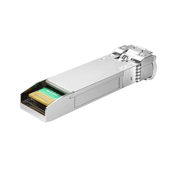 TP-LINK "Omada 25GBase-SR SFP28 LC TransceiverSPEC: Dual Rate 25.78 Gbps and 10.31 Gbps, 850 nm MMF (Multimode fiber),  