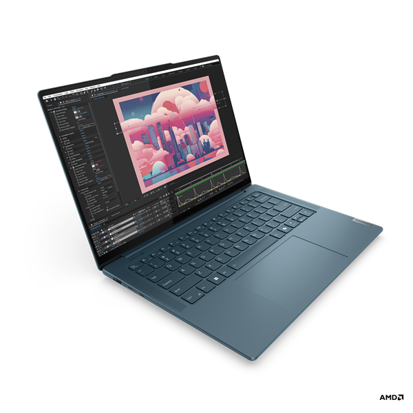 Lenovo IP Yoga Pro 7 14AHP9, Ryzen 7 8845HS, 14.5˝ 3072x1920, RTX3050/6GB, 16GB, SSD 1TB, W11H, zelený, 3y PS 