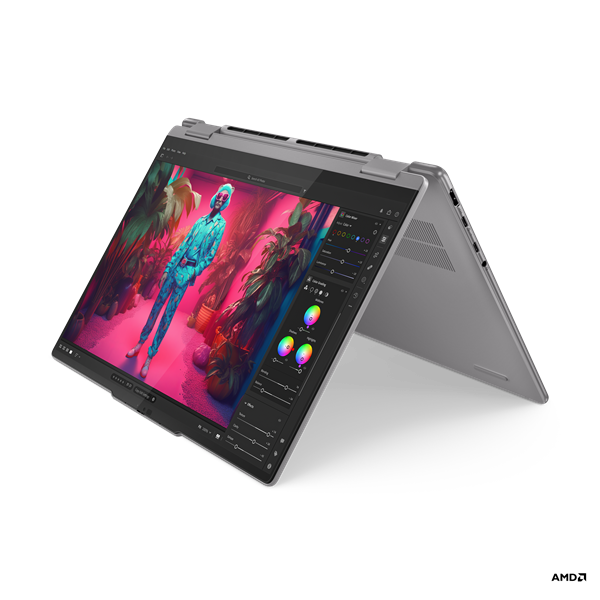 Lenovo IP Yoga 7 2in1 14AHP9, Ryzen 5 8640HS, 14.0˝ 1920x1200 WUXGA/Touch, UMA, 16GB, SSD 512GB, FDOS, šedý, 3y PS 