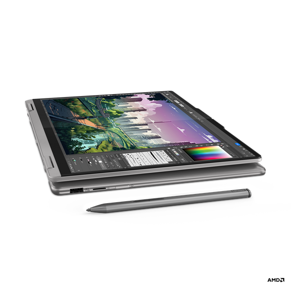 Lenovo IP Yoga 7 2in1 14AHP9, Ryzen 5 8640HS, 14.0˝ 1920x1200 WUXGA/Touch, UMA, 16GB, SSD 512GB, FDOS, šedý, 3y PS 