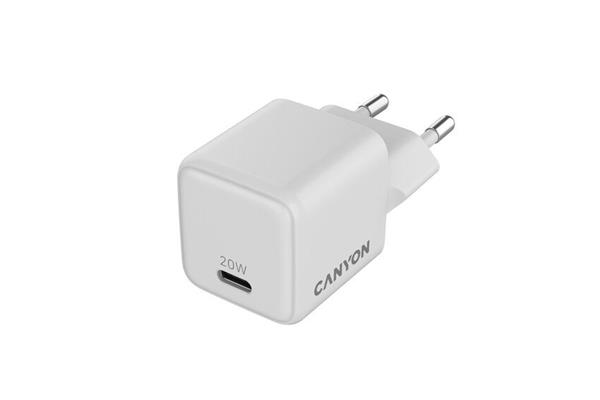 Canyon CU20C vysokorýchlostná univerzálna nabíjačka do steny 1x USB-C 20W 