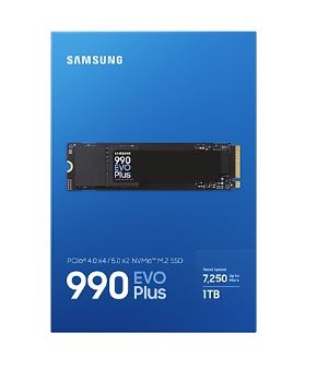 Samsung SSD 990 EVO Plus Series 1TB M.2 PCIe, r7150MB s, w6300MB s 