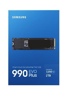 Samsung SSD 990 EVO Plus Series 2TB M.2 PCIe, r7150MB s, w6300MB s 