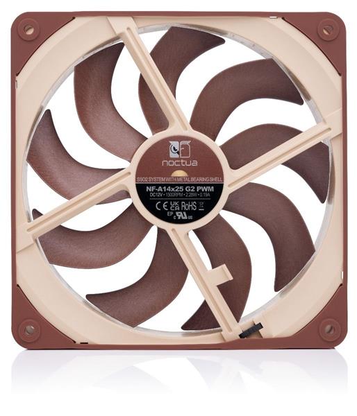 Noctua Noctua NF-A14x25 G2 PWM ventilátor 140x140x25mm 