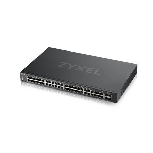 Zyxel XGS1930-52 52portový inteligentný spravovaný prepínač, 48x gigabitový RJ45, 4x 10GbE SFP+ 