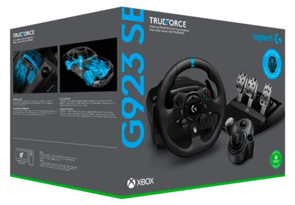 Logitech® G923 SE Racing Wheel and Shifter Combo for Xbox Series X|S, Xbox One and PC - BLACK - USB 