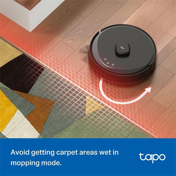 TP-LINK "Robot Vacuum Cleaner & Auto-Empty DockSPEC: LiDAR + IMU Dual Navigation, Vacuum & Mop 2-in-1, 5300Pa, 3L Auto- 