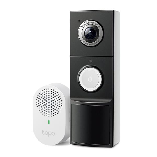 TP-LINK "Video Doorbell Camera1 × Tapo D235, 1 × Tapo D100CSPEC: 2K 5MP (2560×1920), 2.4 GHz, 10000mAh Built-in Rechar 