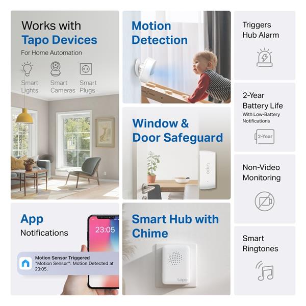 tp-link Tapo T30 KIT, Štartovacia sada Smart senzorov 