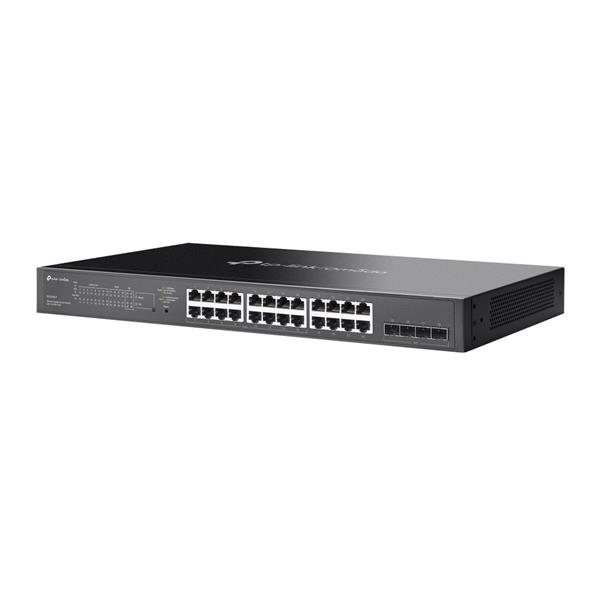 TP-LINK "Omada 28-Port Gigabit Smart Switch with 16-Port PoE+ PORT: 24× Gigabit Ports (16×PoE+ and 8× Non-PoE), 4× Giga 