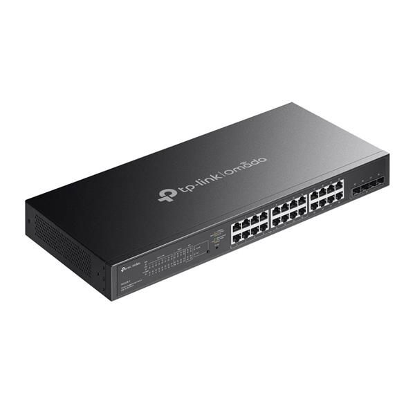 TP-LINK "Omada 28-Port Gigabit Smart Switch with 16-Port PoE+ PORT: 24× Gigabit Ports (16×PoE+ and 8× Non-PoE), 4× Giga 