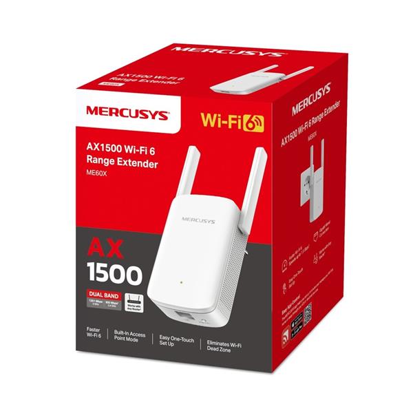 Mercusys ME60X AX1500 Wi-Fi Range Extender 