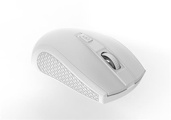 Canyon MW-07, Wireless optická myš USB, 800/1200/1600 dpi, Pixart 3065, 4 tlač, biela 