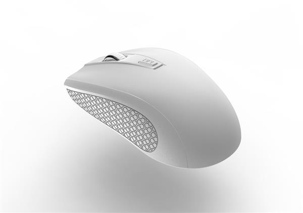 Canyon MW-07, Wireless optická myš USB, 800/1200/1600 dpi, Pixart 3065, 4 tlač, biela 