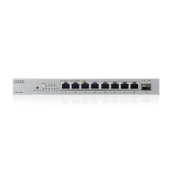 Zyxel XMG-108 8 Ports 2,5G + 1 SFP+ Desktop MultiGig unmanaged Switch 