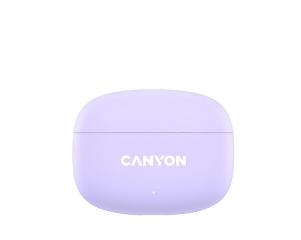 Canyon TWS-9, OnGo 9, True Wireless Stereo BT 5.4 slúchadlá do uší, 6 + 24h výdrž, nabíjacia stanica v kazete, fialové  