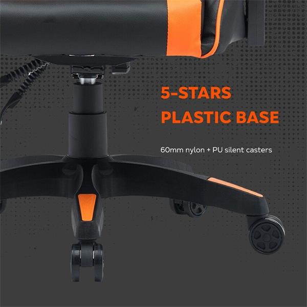 Canyon SGCH2, Core, ergonomické herné kreslo, čierno-červené 