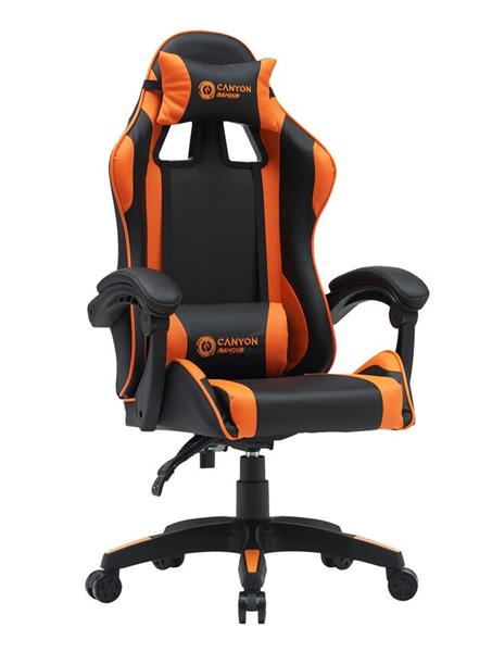Canyon SGCH2, Core, ergonomické herné kreslo, čierno-oranžové 