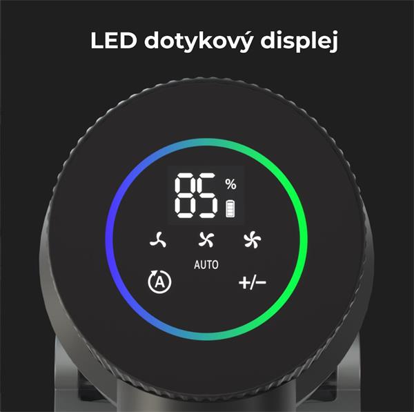AENO Tyčový vysavač SC2, Turbo kefa, LED, AI nastavenie sacej sily, 60m  