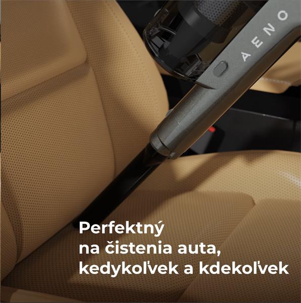 AENO Tyčový vysavač SC2, Turbo kefa, LED, AI nastavenie sacej sily, 60m  