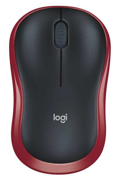 Logitech® M185 Wireless Mouse - RED 