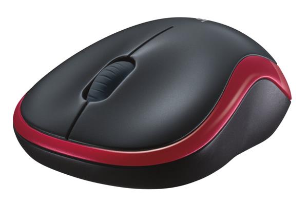 Logitech® M185 Wireless Mouse - RED 