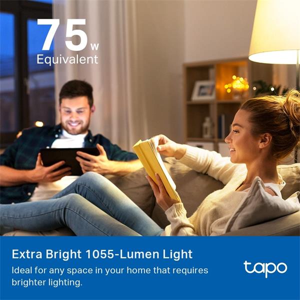 TP-LINK "Smart Light Bulb, Multicolor,MatterSPEC: A60 bulb, E27 base, 220~240V, 50/60 Hz, 8.6W, 16 Million Colors, 2500 