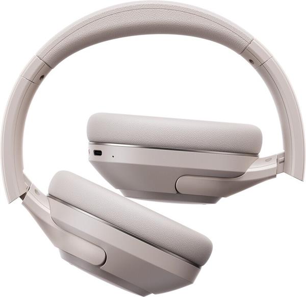 Canyon BTHS-6, OnRiff 6 Bluetooth bezdrôtové slúchadlá, ANC aktívne potláčanie hluku, USB-C nabíjanie, béžové 