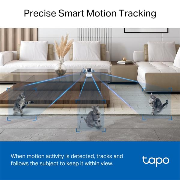 TP-LINK "Pan/Tilt AI Home Security Wi-Fi CameraSPEC: 3K 5MP (2880×1620), 2.4 GHz, Horizontal 360? FEATURE: Pan/Tilt, S 