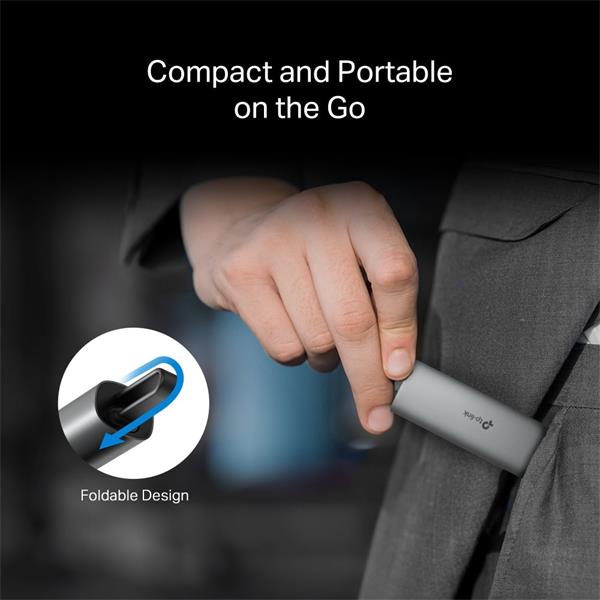 TP-LINK "USB 3.0 Type-C to 2.5 Gigabit Ethernet Network AdapterSPEC: 1×USB 3.0 Type-C Connector, 1×2.5 Gigabit Ethernet 
