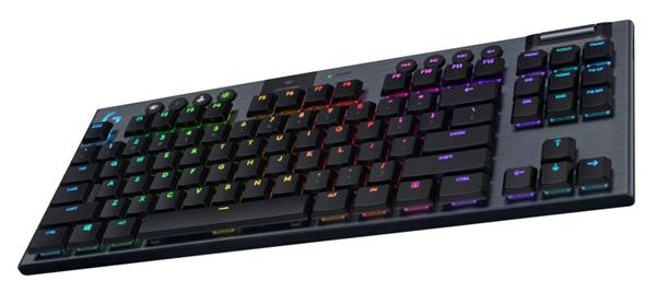 Logitech® G915 X LIGHTSPEED TKL Low-Profile Wireless Gaming Keyboard - BLACK - US INT&quot;L - hmatová 