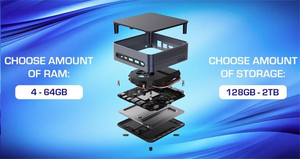 Prestigio Solutions Barebone  Mini PC, Alderlake i5-1235u 12Gen, GPU: Intel Iris Xe, 1,2 GHz, bez RAM a ROM, ftpm Firmw, 