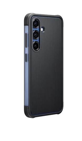 SAMSUNG Tvrdený zadný kryt pre Galaxy S25, čierny 