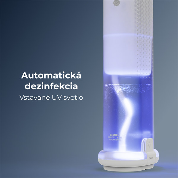 AENO Ústna sprcha: 5 V, 4 W, 2200 mAh, 240 ML s magnetickými nadstavcami a UV cistenim 