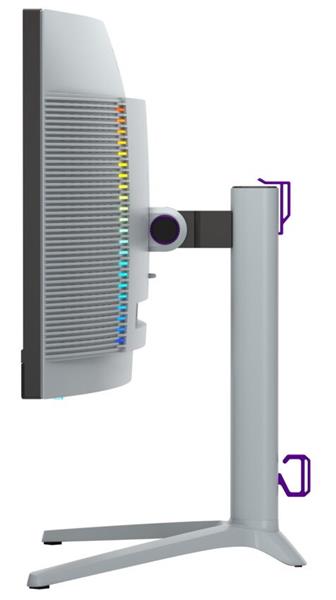 Lorgar 34MP1, herný monitor 34´´, LCD 3440x1440, 1 000 000:1, 1ms, 1000cd, HDMI, DP, USB-C(90W), reproduktory, šedý 